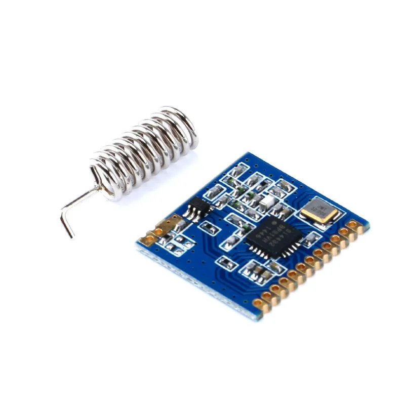 

1 Set Mini SI4432 Remote Wireless Transceiver Communication Module 240MHZ-930MHZ + Spring Antenna, Distance 1000m