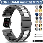 Ремешок из нержавеющей стали для часов Huami Amazfit GTS 2, металлический браслет для Amazfit GTS 2e 2mini, 2022 мм