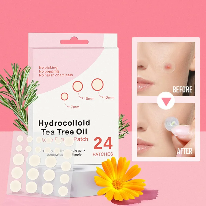 

Pimple Patch Hydrocolloid Day & Night Guardian Skin-Friendly Hygienic 24 Patches Nature Ingredients Double-Effect