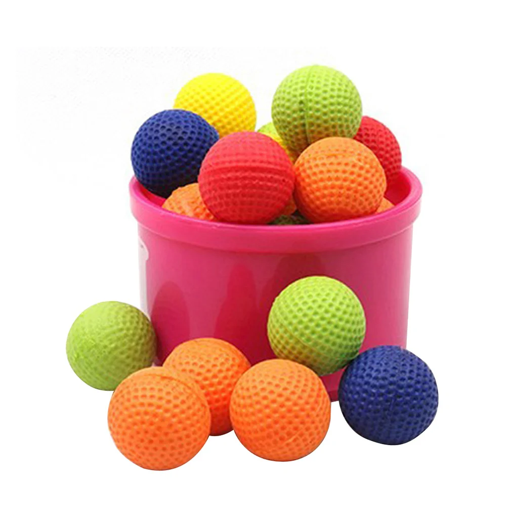 

100Pcs Bouncy Balls Bulk Bullet Ball Replacement Refill Pack for War Game Rival Zeus/Apollo/ /Atlas/Artemis