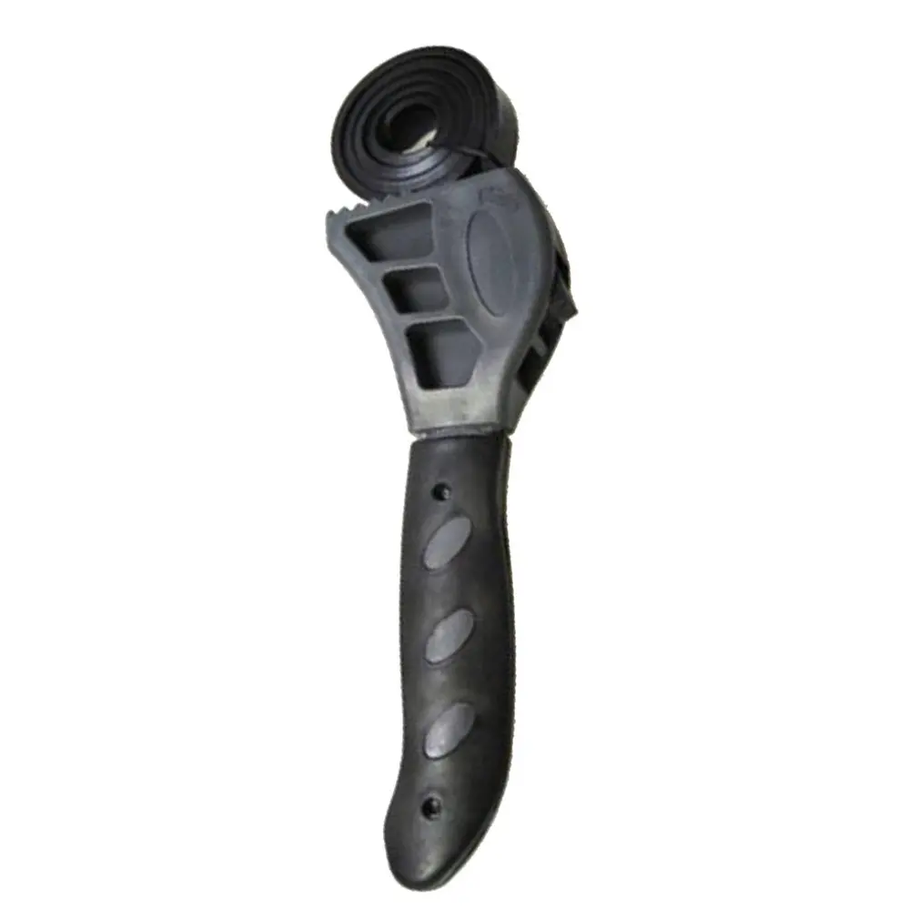 

Universal Wrench Adjustable Bottle Opener Rubber Belt Wrench Can Opener Kitchen Tool Auto Repair Filter Hand Tools