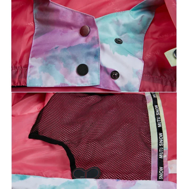 Спортивные водонепроницаемые женские зимние пальто для сноуборда теплые лыжные