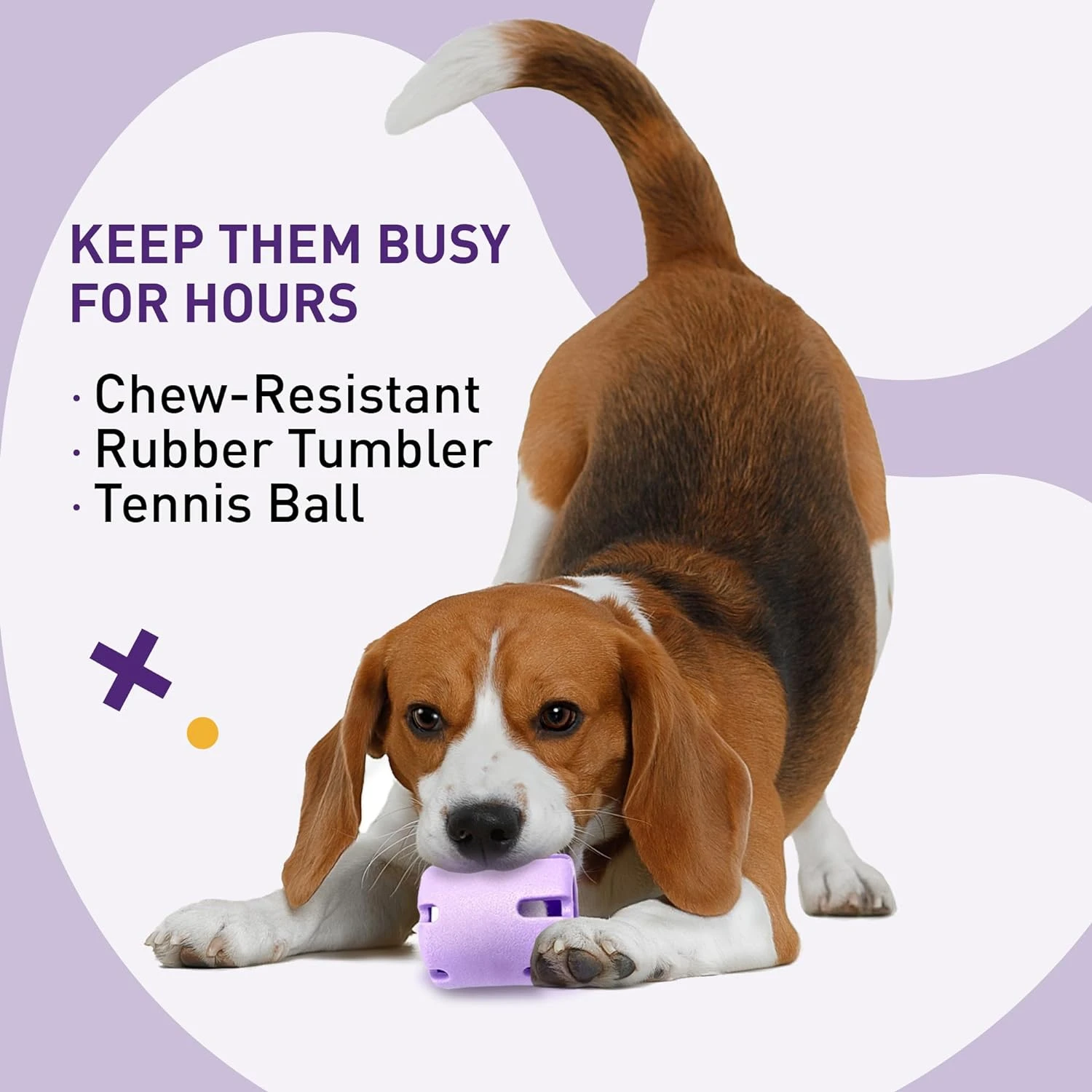 Идеальная игрушка Tennis-ball Fetch Addicted для маленьких средних и больших собак которые