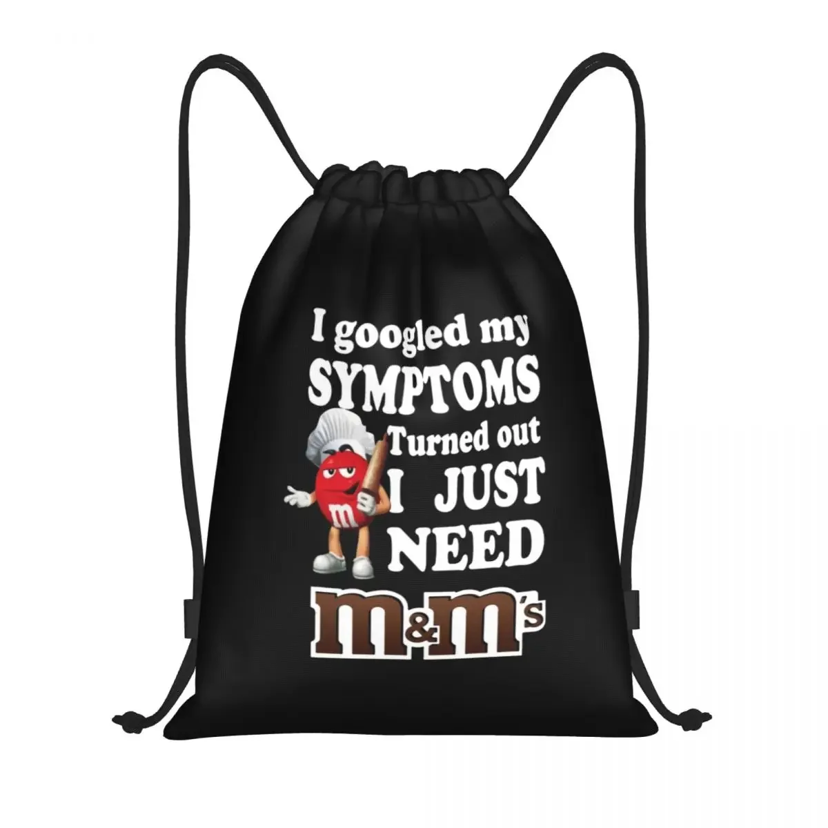 Изготовленный На Заказ Рюкзак конфетного шоколада на шнурке легкий я слепила