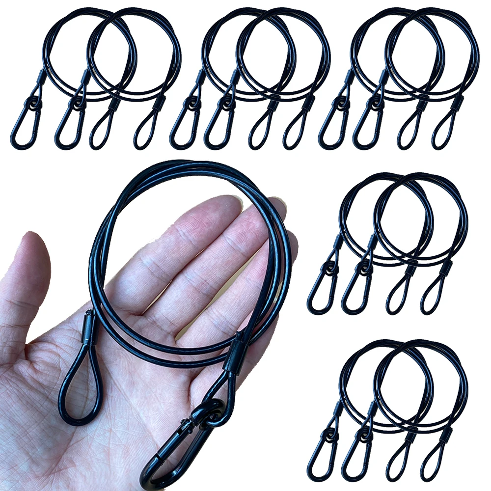 

10 шт., сценический светильник, безопасный кабель 3 мм x 70 см, стальная проволока, быстросъемная алюминиевая ферма, мобильный DJ светодиодный Par, безопасная защита