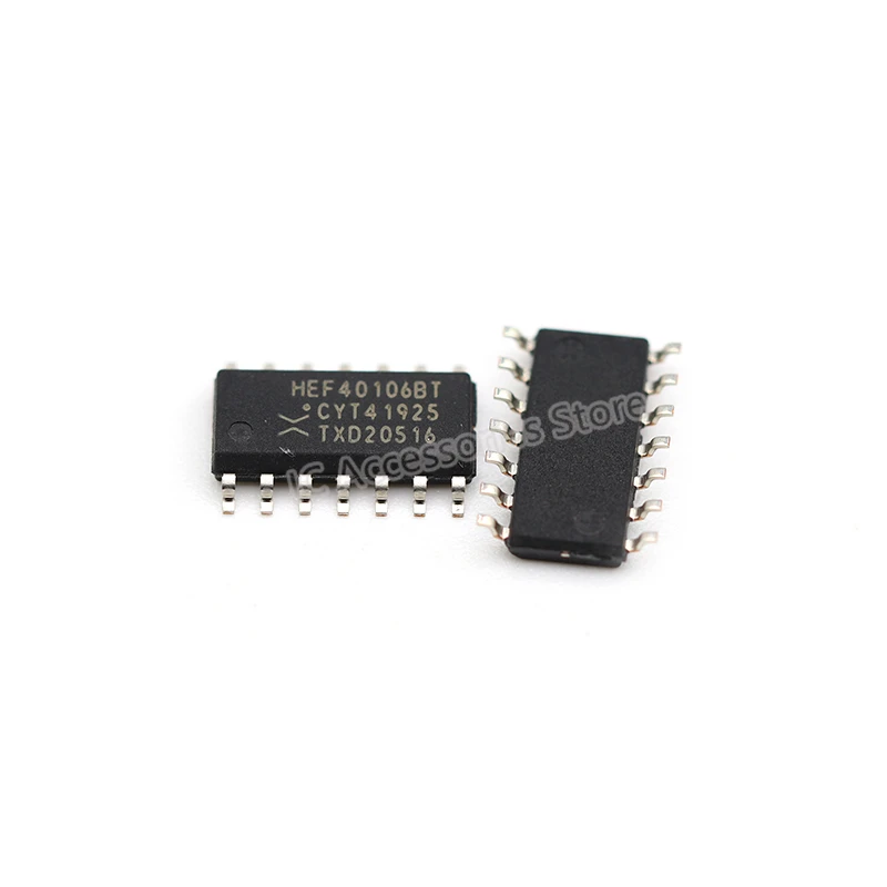 

10pcs HEF40106BT SMD SOP-14 logic IC Schmitt trigger chip IC new original