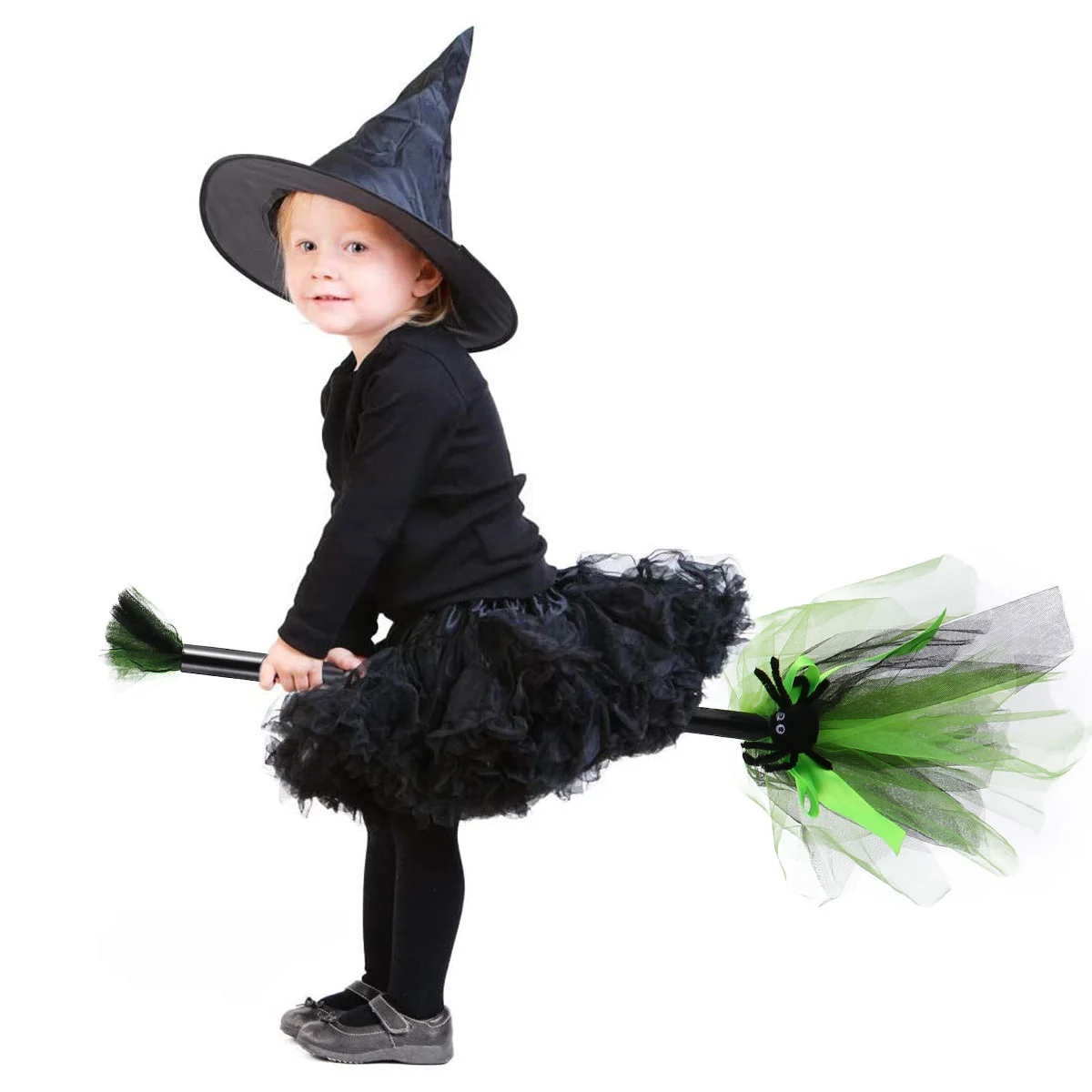 

Broomwitch Broomstickwitches Stick Gauze Pole Besom Prop Wizard Flying