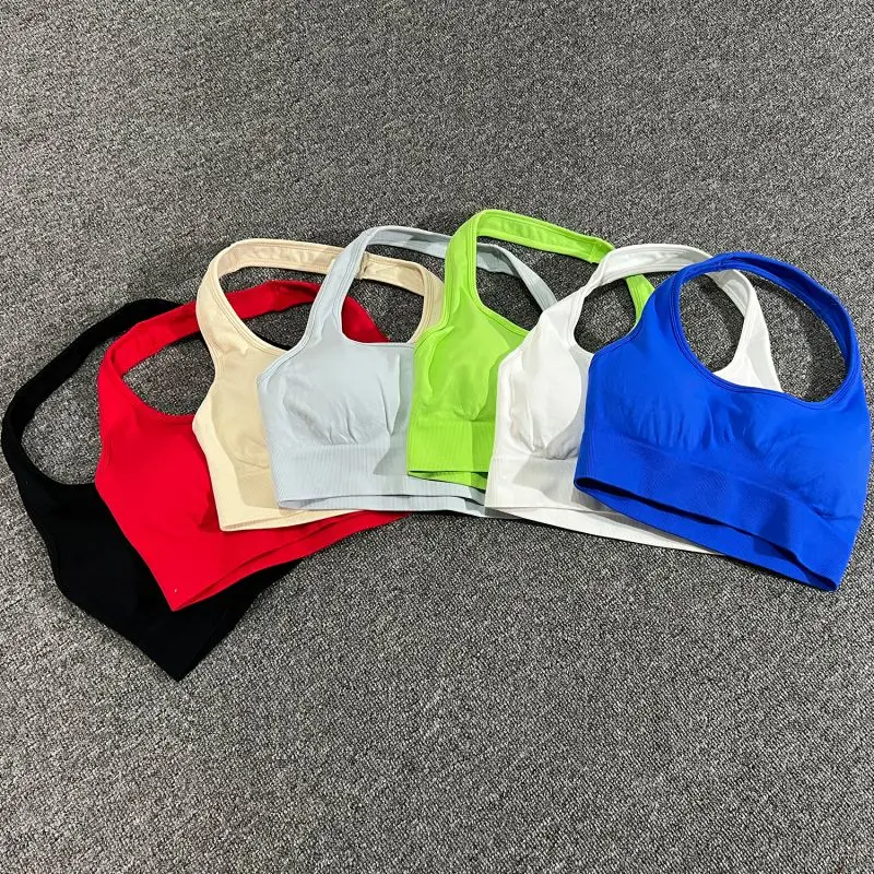 2 Piece Seamless Sports Set Women Tracksuit Yoga Set Fitness Sports Bra High Waist Leggings Gym Set Women Riding Shorts Tights