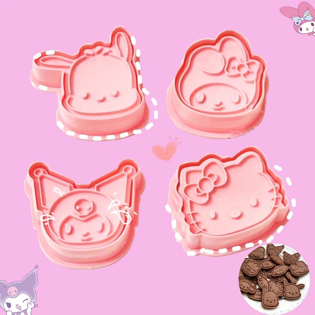 

Sanrioed Biscuit Mould Kawaii Cake Cookie Watermelon Cute Anime Kuromi My Melody Hello Kitty Baking Tools Handmake Diy Materials