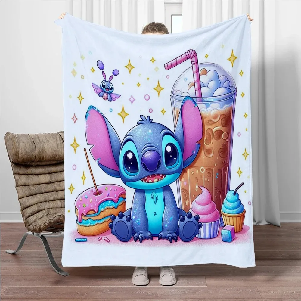 Стеганое фланелевое одеяло с 3D принтом Диснея. Подходит для дивана кровати