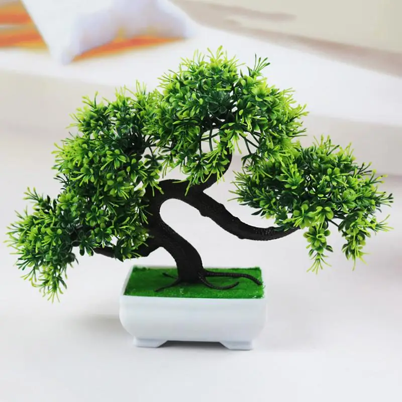 

Artificial Bonsai Tree Fake Plant Decoration Potted Artificial House Plants For Desktop Decoration Display