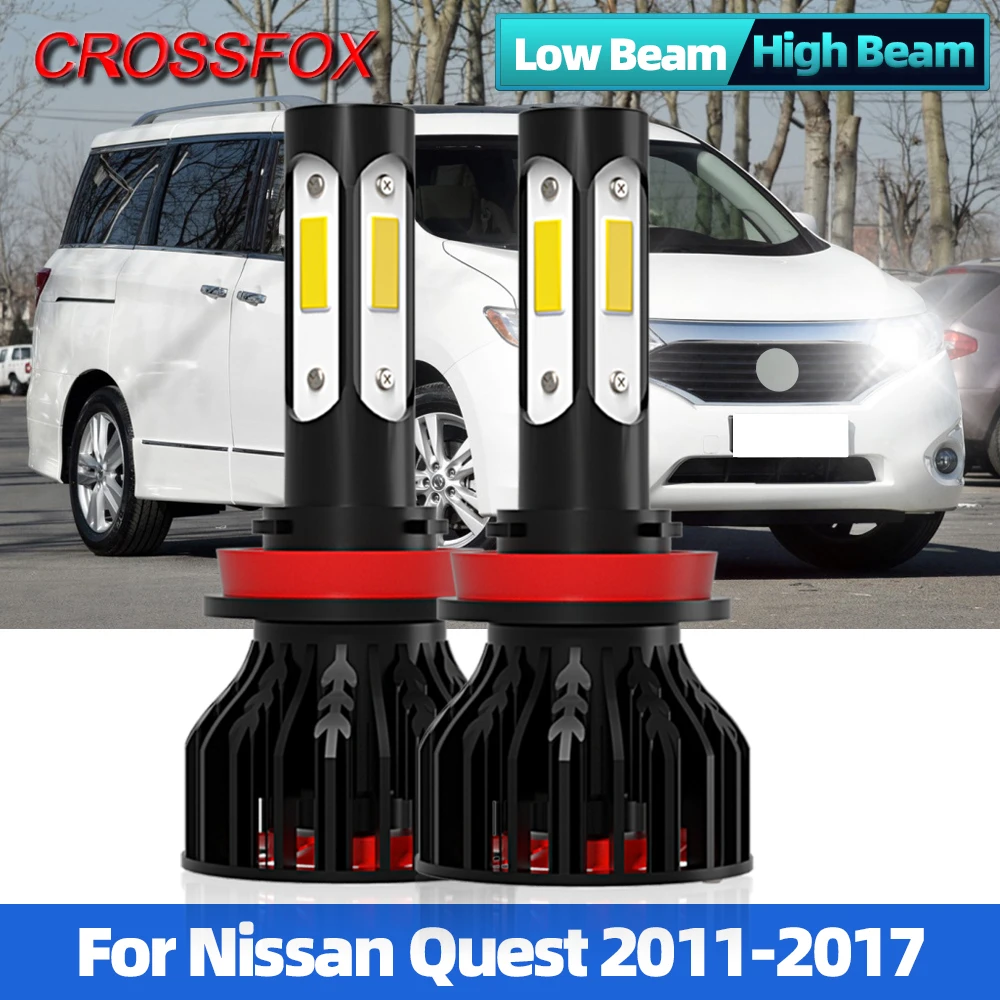 

H11 HB3 9005 Led Canbus Headlights 90W 12000LM Car Light Bulbs Auto Headlamps For Nissan Quest 2011-2013 2014 2015 2016 2017