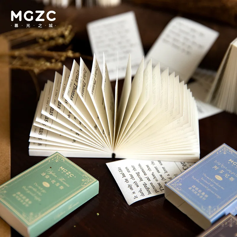 

Винтажный блокнот для заметок с английской поэзией, Декоративные Канцтовары, скрапбукинг, дневник, альбом, этикетка, ретро-материал, бумага, маленькая книга