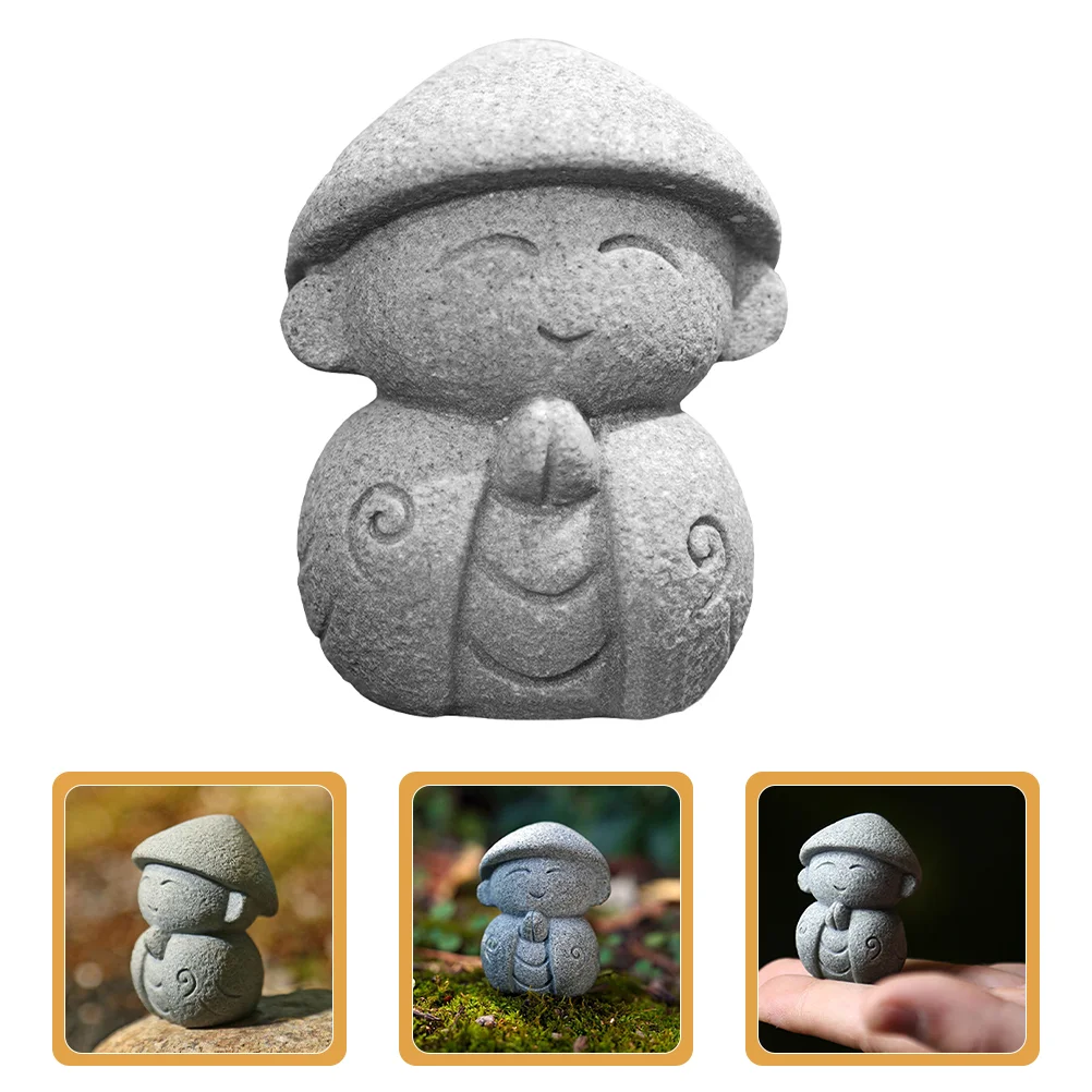 Ksitigarbha японский Будда дзен садовая статуя каменный декор Майтрейя офисный стол