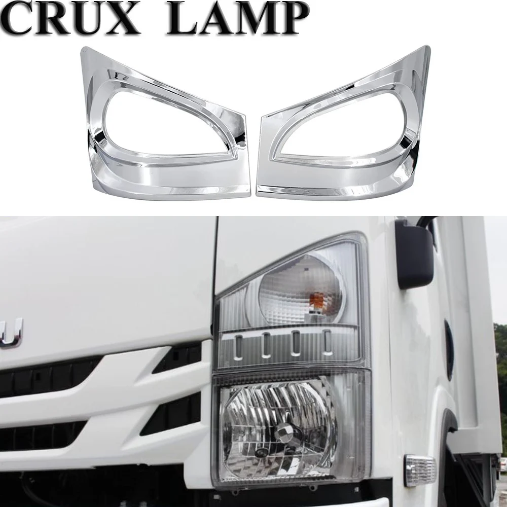 

1Pair ISUZU Truck Corner Lamp Chrome Cover For ISUZU 700P Truck Corner Lamp Cover Material ABS Chromed