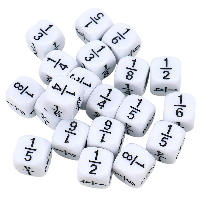 

10 шт./набор, детские кости Монтессори, 16 х16 мм