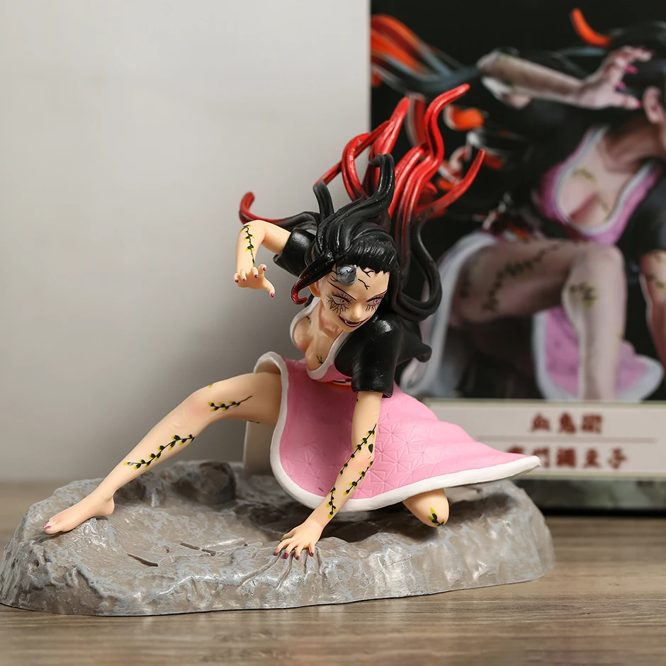 

Demon Slayer Nezuko Kamado Blood Demon Form Art 17cm Anime Statue Figure