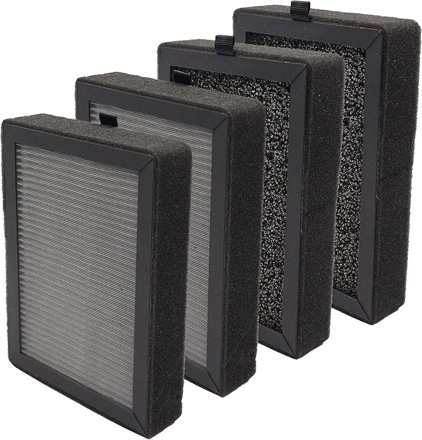 

(4 packs)Replacement for levoit Purifier,suit for LV-H128,3-Stage Filtration System Activated Carbon Filter, Fit for PUURVSAS (H