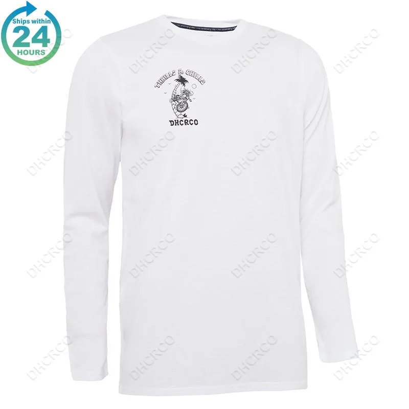

Mens Downhill Jerseys White Long Sleeves Racing Bike Sportswear Motorcycle Clothing Offroad DH Cycling Jerseys Motocross Clothes