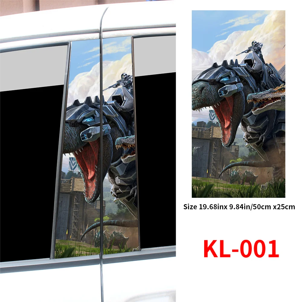 Автомобильные наклейки в форме динозавра водонепроницаемая защита от солнца