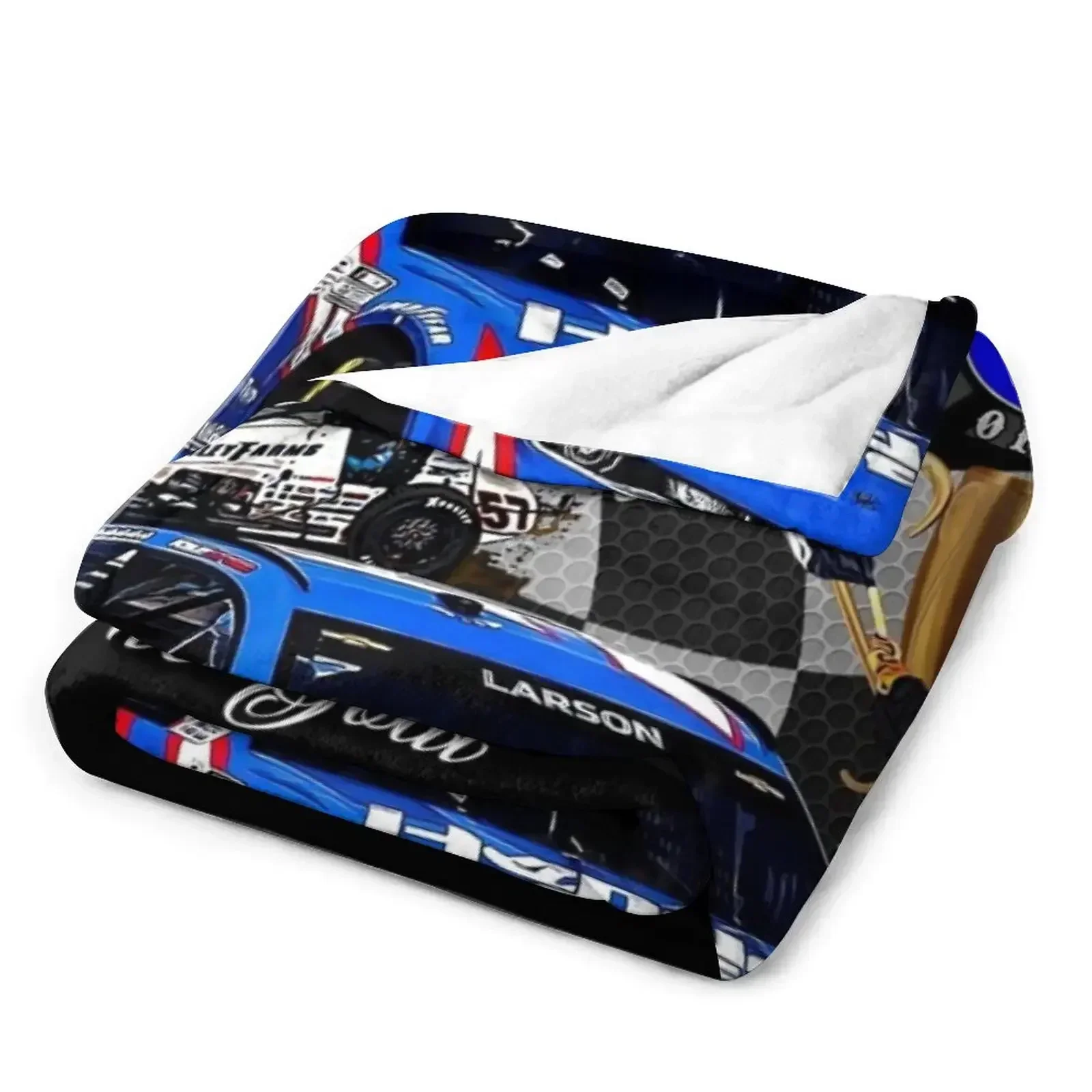 Kyle Larson The Greatest Гоночный автомобиль Водитель всех времен Пледы Retros Одеяла для