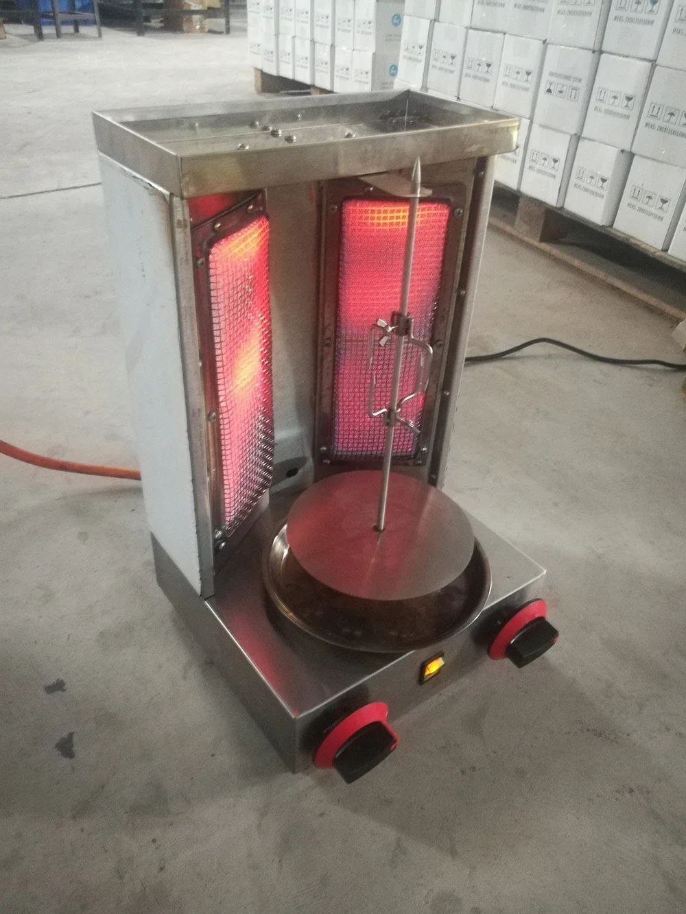 Для 110 В 220 газовый кебаб Шаурма электрический нагрев барбекю сковорода для