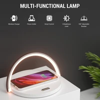 smartphone wireless charger with adjustable desk lamp for iphone 13 samsung google xiaomi huawei support wireless charging phone