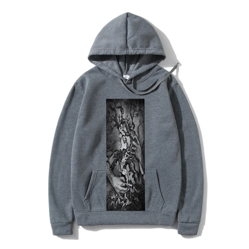 

2022 модная летняя верхняя одежда мужская крутая электрогитара дерево живая Группа Музыка Гитара жуткая верхняя одежда с капюшоном