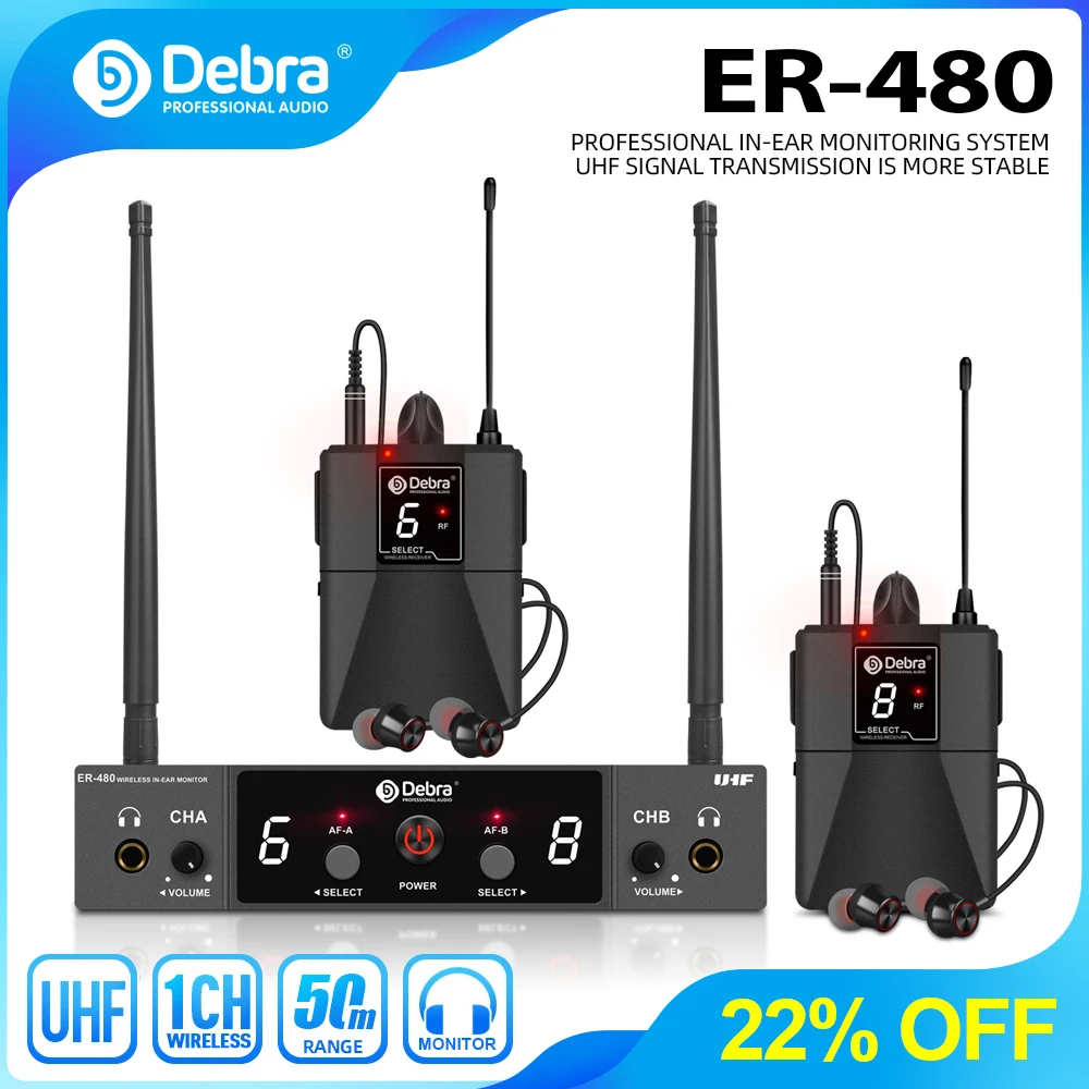 Беспроводная система мониторинга Debra ER-480 UHF