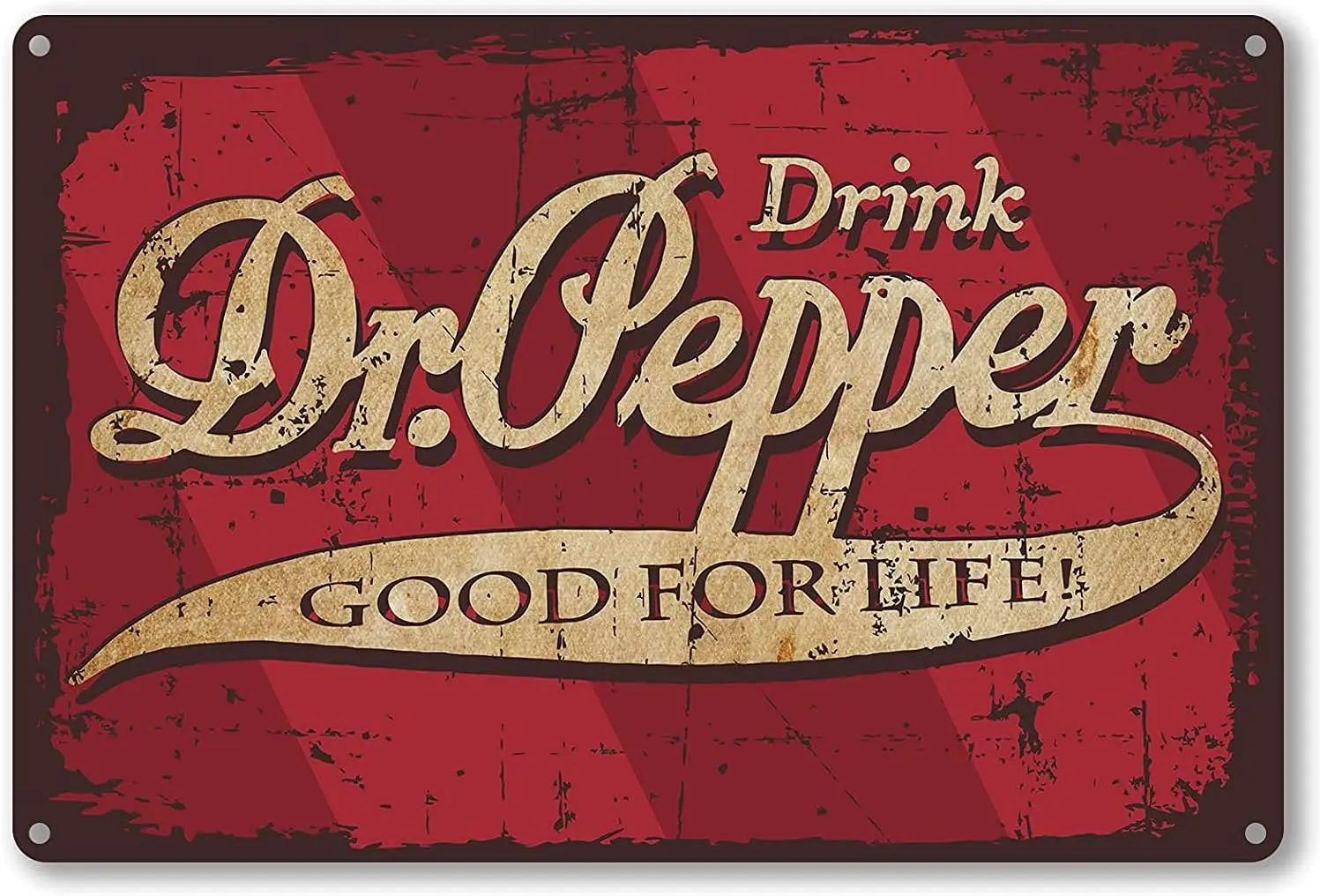 

Винтажная металлическая вывеска Dr. Pepper