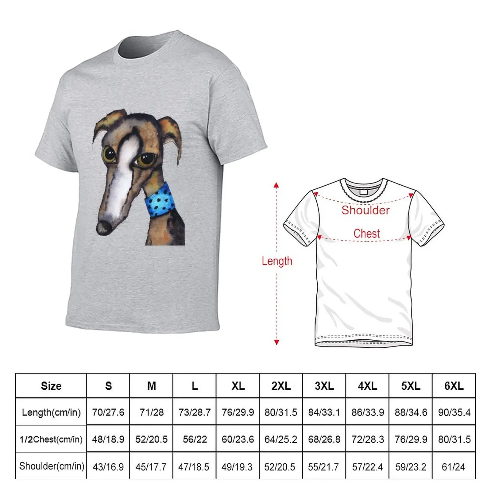 GREYHOUND g271 Мужская футболка большого размера