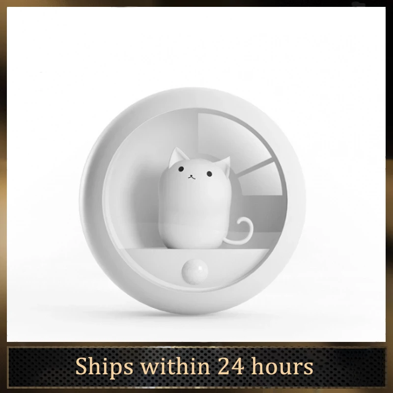 

Настенный светильник с датчиком присутствия, ночник с двойной яркостью для спальни, кабинета, настсветильник освещение, лучший подарок для ребенка