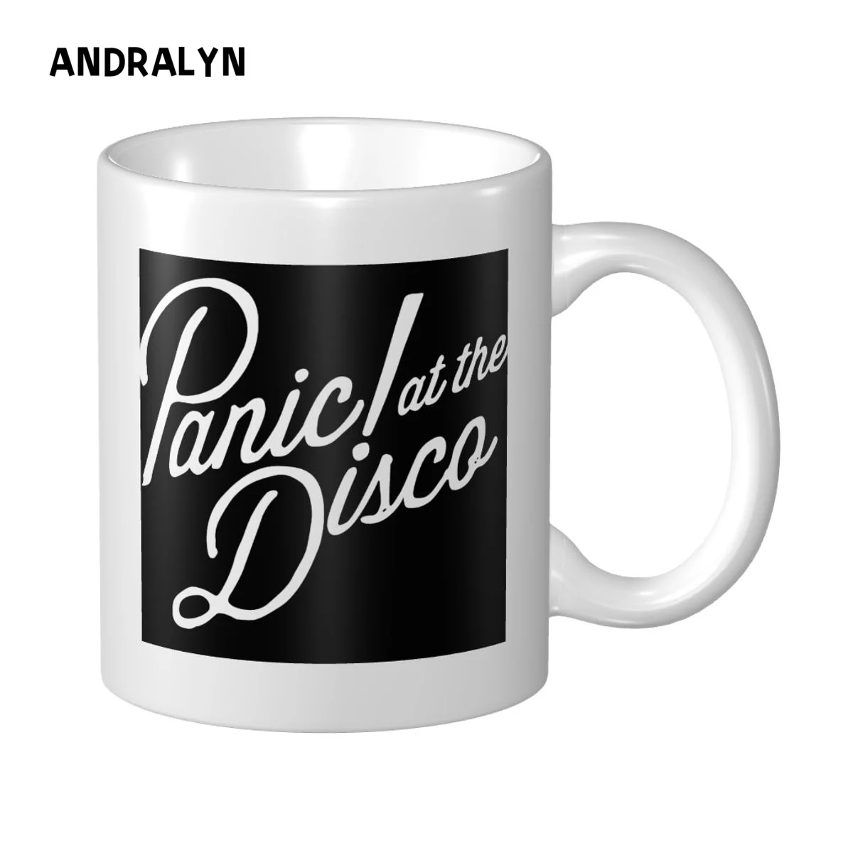 

Creative DIY photo Panic At The Disco Rock Band Mug Ceramic Mug Coffee Mugs Milk Cup Gift Print Picture