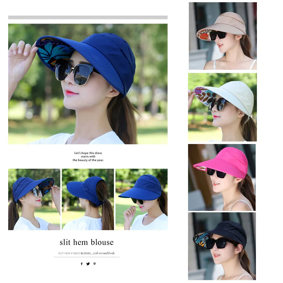 Hat Female Summer Casual Hundred Take Fashion Travel Simple Summer Beach Sunscreen Sun Hat Free Shipping Cappello Alla Pescatora