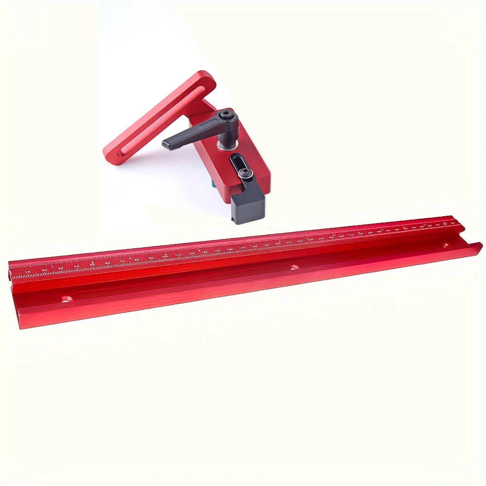 

Алюминиевая Т-образная Направляющая 400 Мм С Ограничителем Для Деревообработки - Угловой Ограничитель Для Строгальных Машин И...