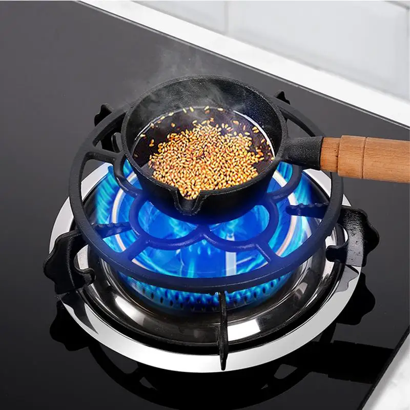 Редуктор кольца для плиты Вок Кронштейн Подставка вока Чугунное опорное кольцо