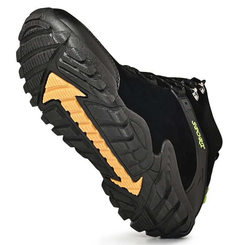 Xiaomi SALUDAS Men Winter Leather Boots Warm Trekking Work Sports Shoes Anti-slip Waterproof Man Climbing Boots Male Sneakers