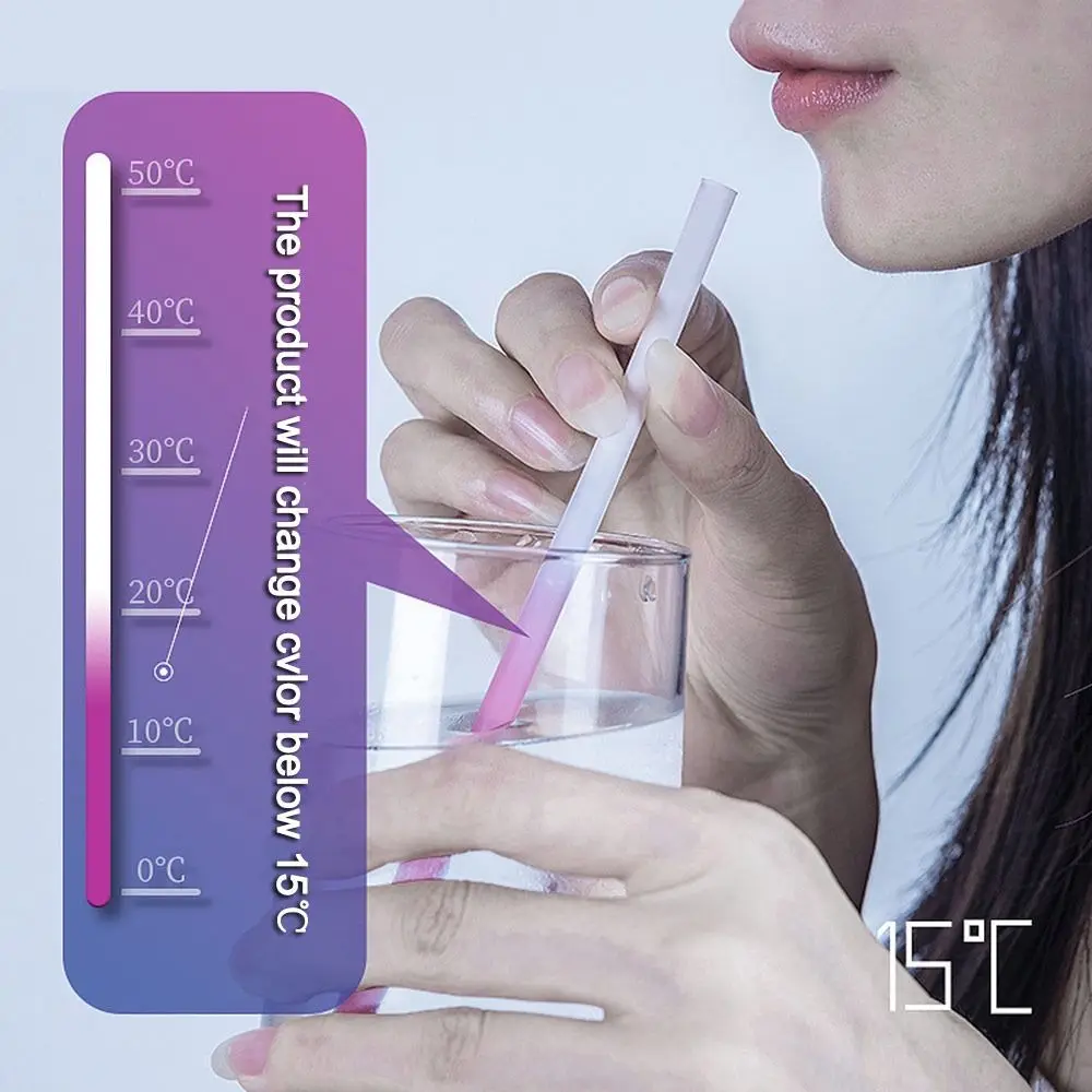 100 шт./упаковка одноразовые соломинки из пла