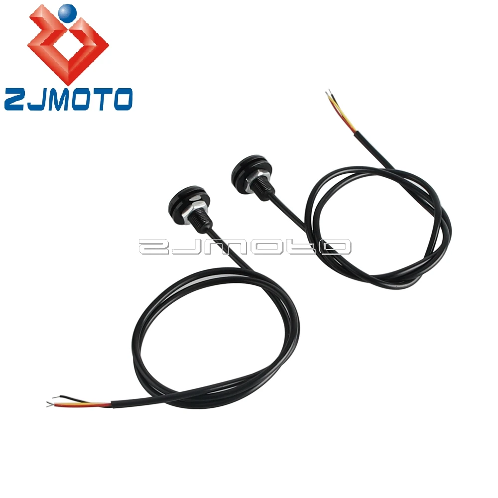 2/4/6/8/10 шт. светодиодные круглые лампы DRL мигалка для мотоцикла Eagle Eye указатель