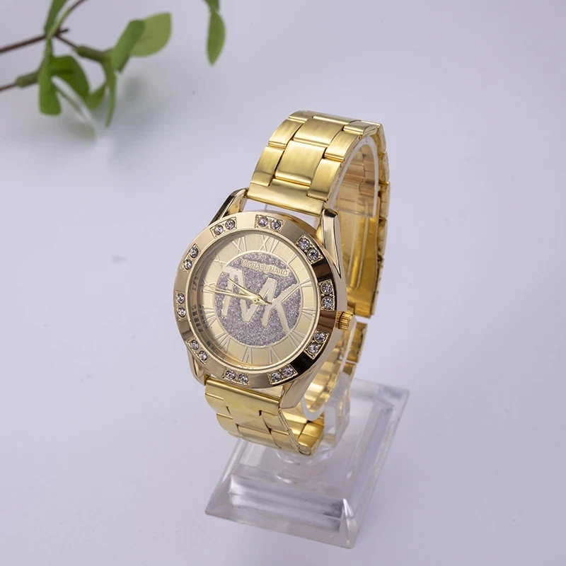 

Reloj Mujer 2023 New Luxury Brand Gold Crystal Casual Quartz Watch Ladies Stainless Steel Fashion Formal Watch Relogio Feminino