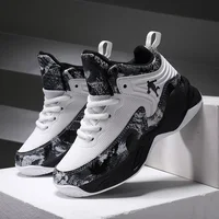 Basketball Shoes Non-slip Sport Shoes Outdoor Boys Basketball Sneakers Rubber Kids Gym Shoes 2