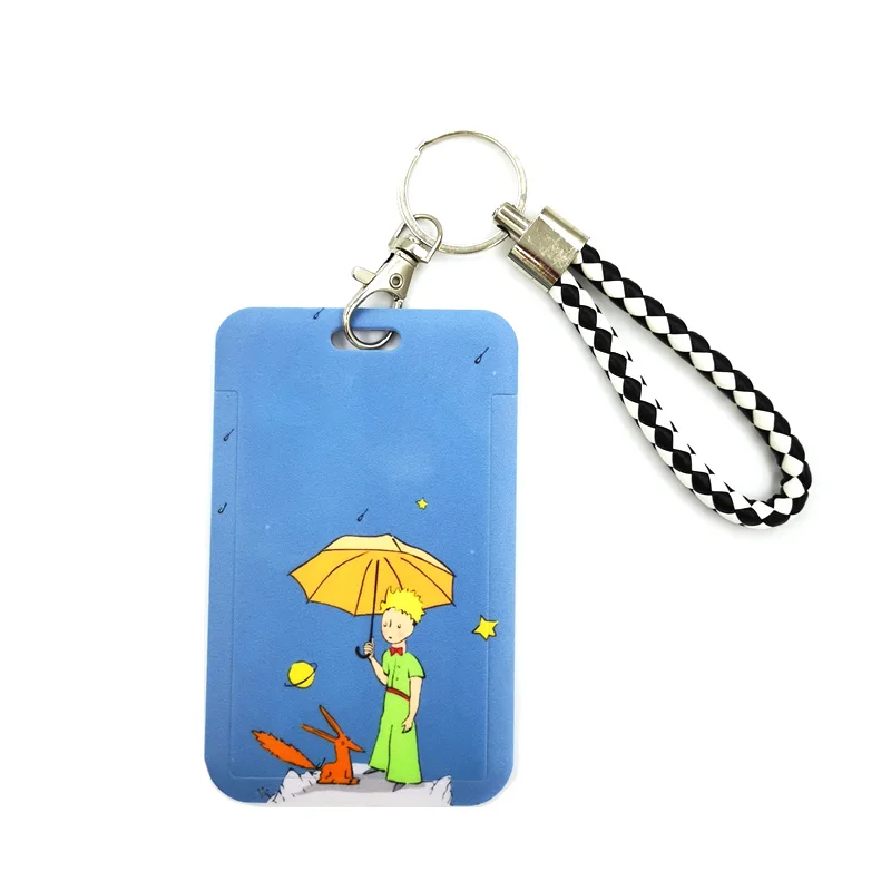 

Little prince blue Credit Card ID Holder Bag Student Women Travel Bank Bus Business Card Cover Badge Accessories Gifts Subway