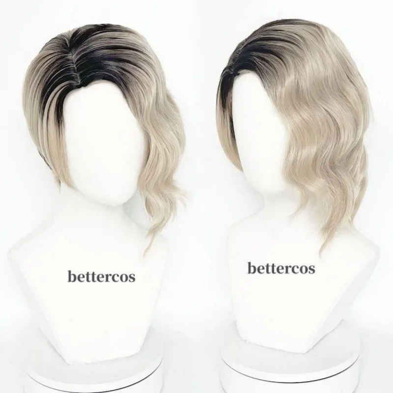 Парик для косплея Gwen Stacy термостойкие синтетические волосы с эффектом омбре