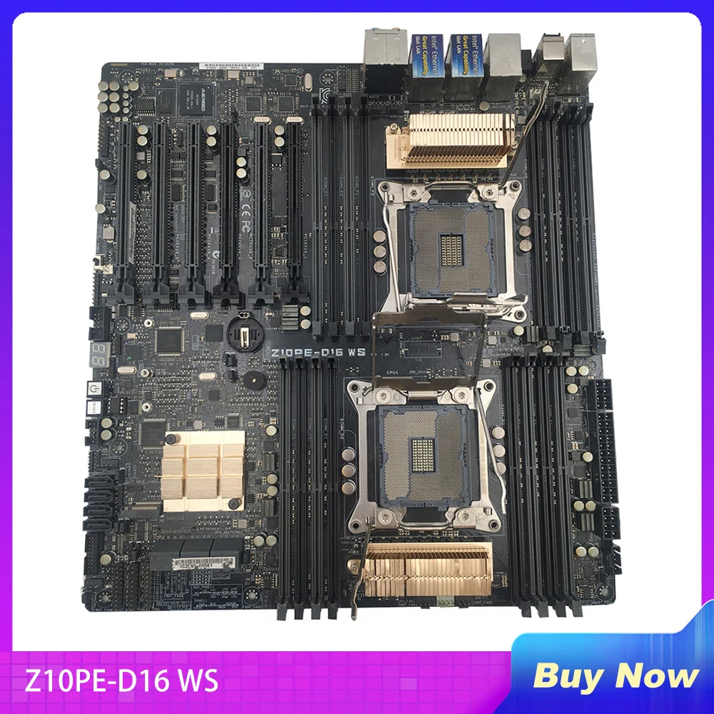 

Z10PE-D16 WS For Asus Workstation Motherboard Intel C612 X99 LGA 2011-3 DDR4 Support E5-2600 V3