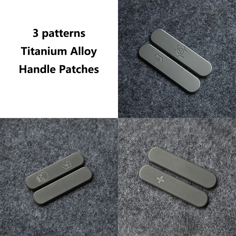 

С черепом, искусственный складной нож, нашивки с титановой ручкой для весы 58 мм швейцарских армейских ножей из швейцарской глины без вырезов