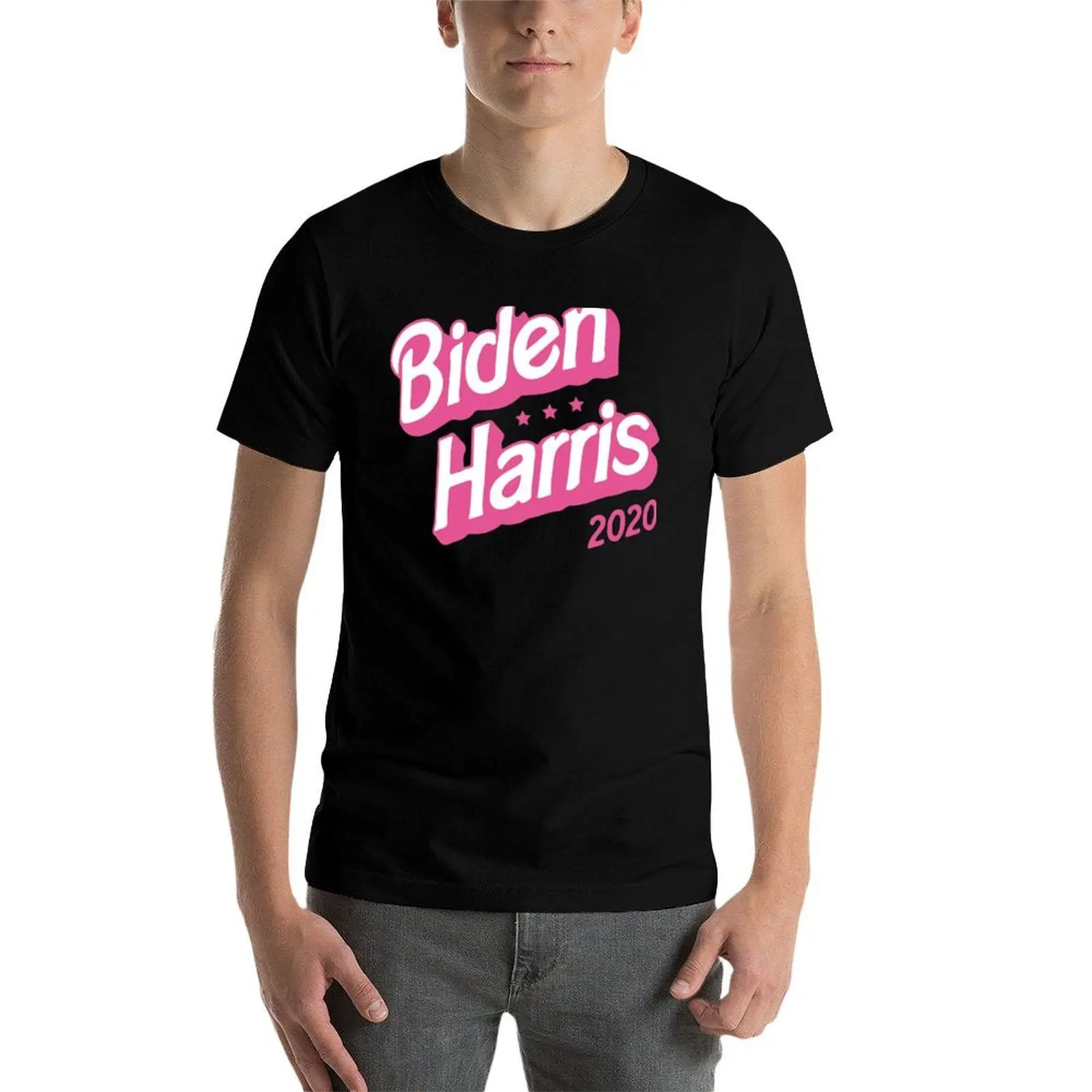 Фото Футболка Biden Harris Pink 2020 USA Election Funny T-Shirt, базовая, легкая, с коротким рукавом. №4