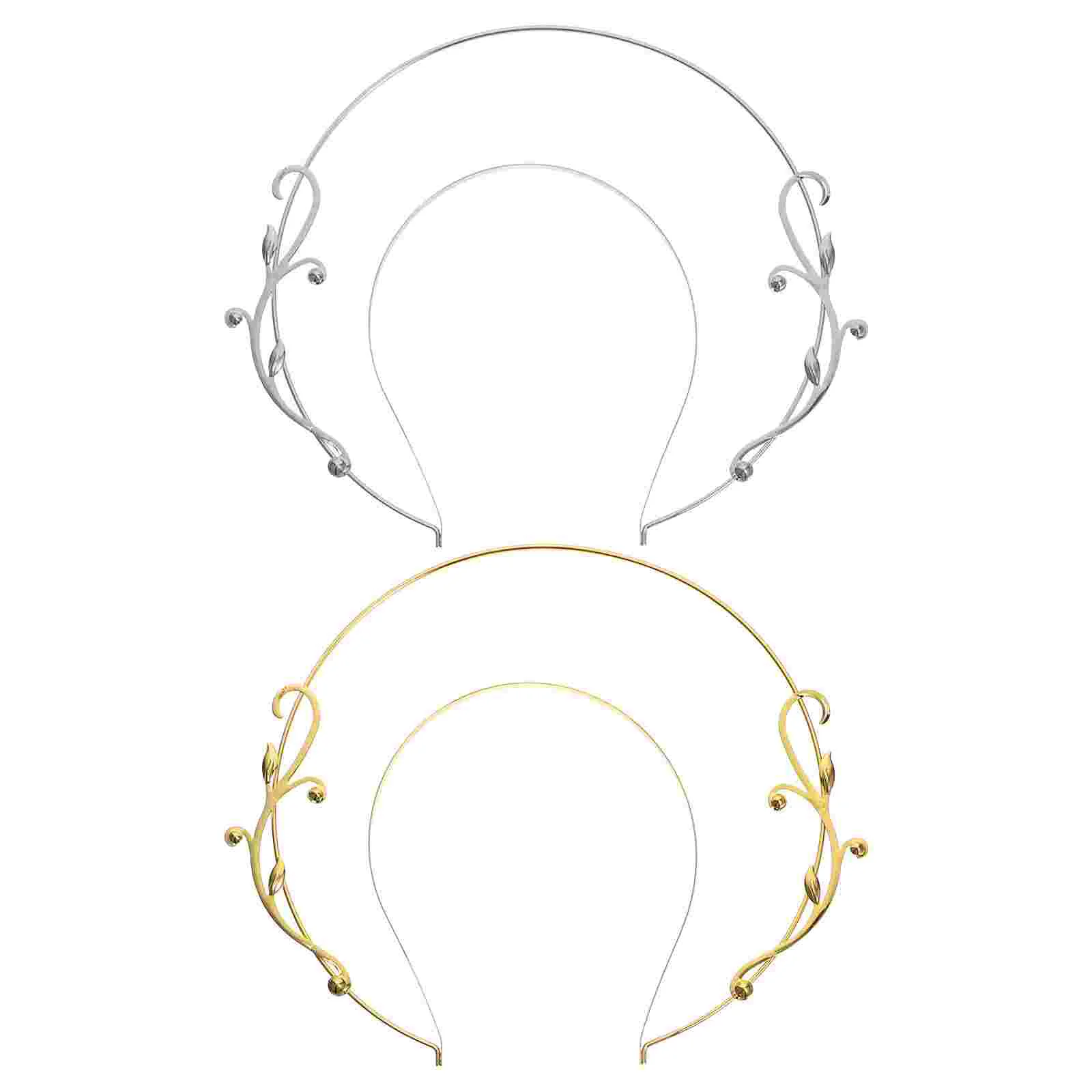 

Headband Creative Hair Decor Virgin Halo Hairband Alloy Headwear Golden Headpiece