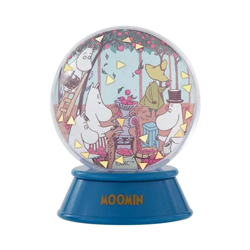 Bandai Gashapon Moominvalley аниме фигурки Moomin анимационная сцена хрустальный шар настольный