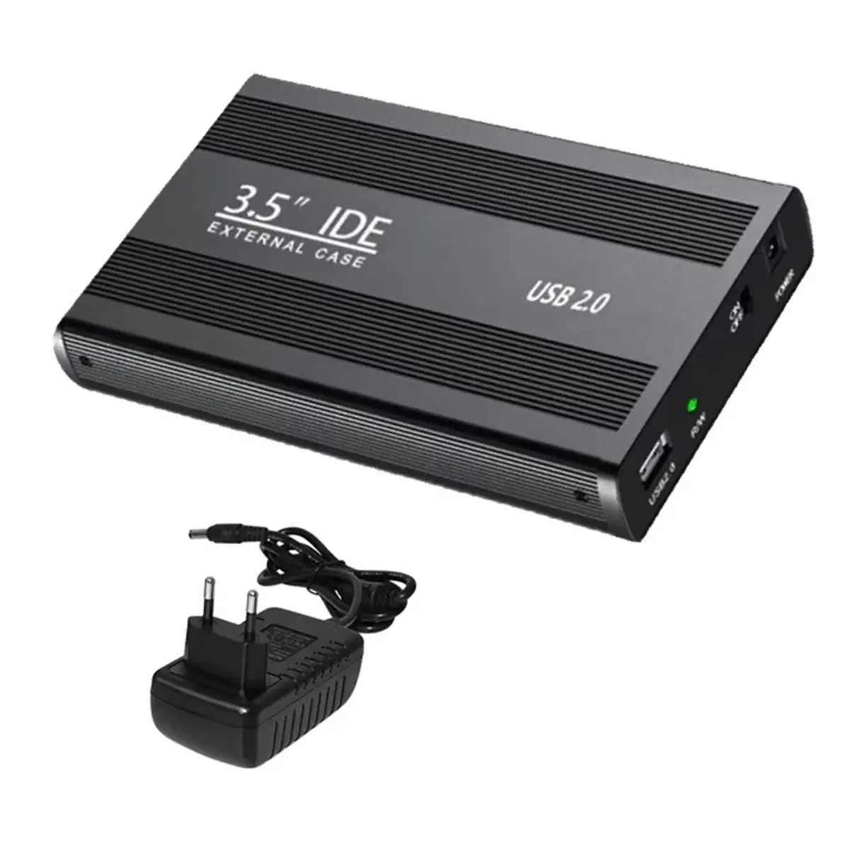Фото Внешний корпус для жесткого диска IDE (DT93) для 3,5-дюймовых IDE HDD/SSD, USB-IDE, с блоком питания, вилка EU №3