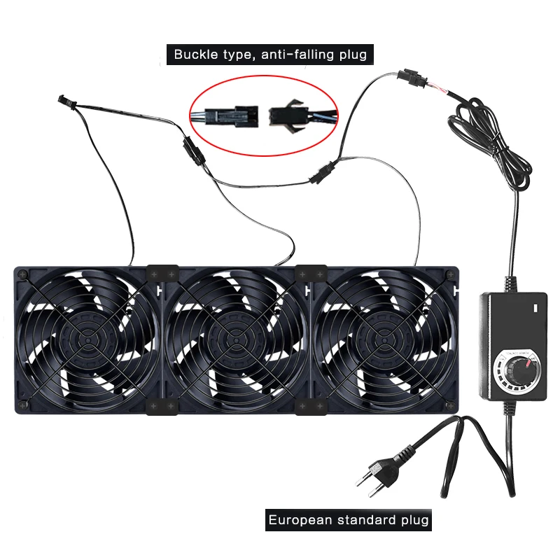 12038 комплект высокоскоростного вентилятора с двумя шарикоподшипниками 120 мм 100 в